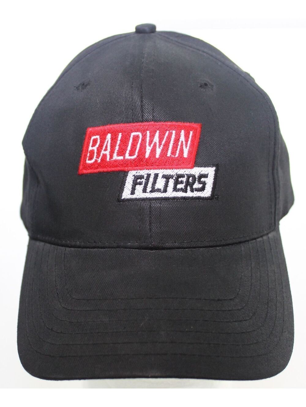 Vintage Baldwin Filters Baseball Hat Adult One Size Adjustable Snapback Cap EUC